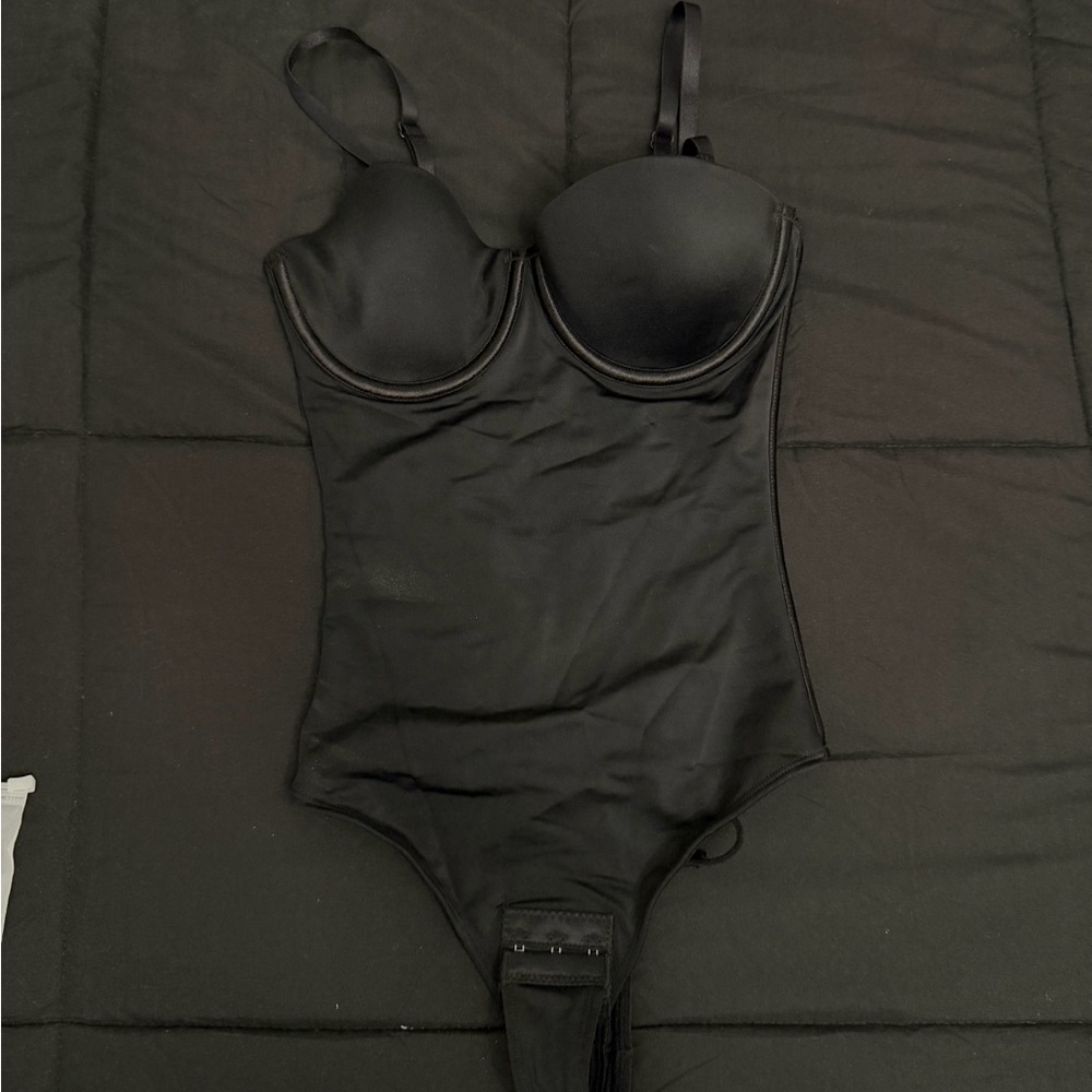 Black Bodysuit with Adjustable Straps